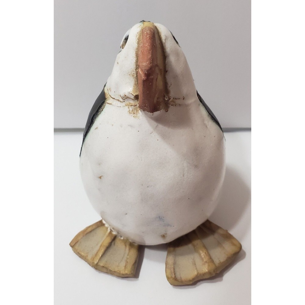 HTF Sara Meadows Balloon People Pottery Puffin Penguin Figurine - Picture 2 of 8